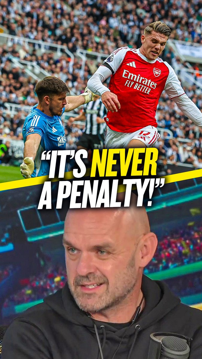 ❌ "It's never penalty!" ⚽️ "He got the ball first!" Danny Murphy agrees with VAR's decision to overturn Arsenal's penalty against Newcastle 👀