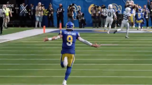 Is this the best playing we've seen from Matthew Stafford? 👀 @RealRClark25 thinks the Los Angeles Rams will make it clear tonight that they're a Super Bowl contender
