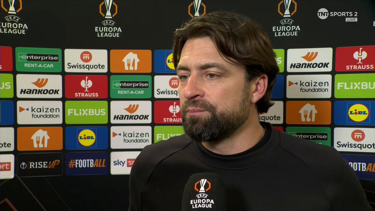 "The mentality is a problem." Russell Martin offers his assessment of Rangers' defeat to Sturm Graz away from home in Europe. 🎙️ Matt Smith 📺 TNT Sports & discovery+ UK
