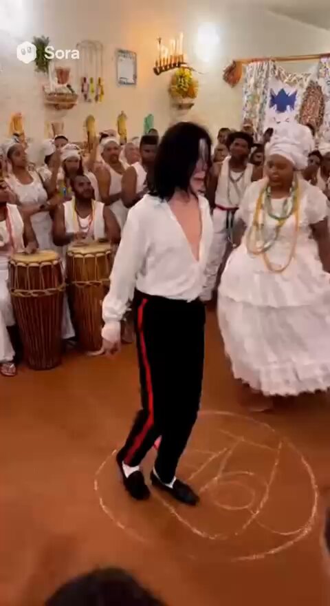 Michael Jackson no terreiro em Fortaleza