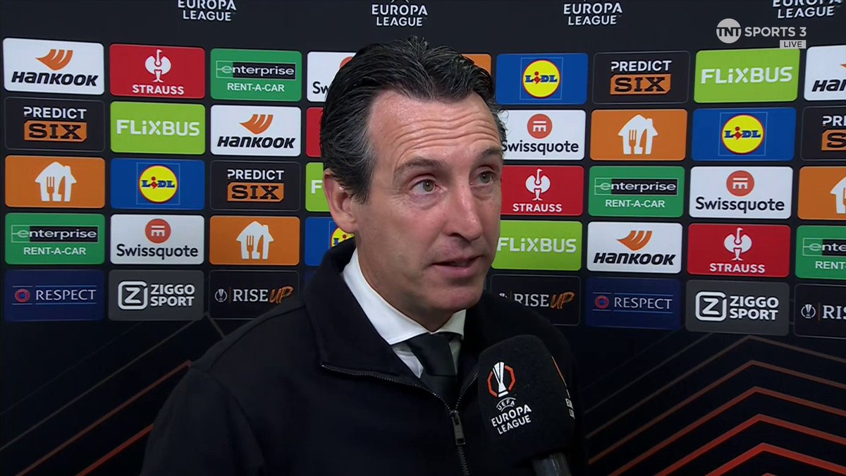 "The test we had today was fantastic" 🙌 Unai Emery gives his thoughts on Aston Villa's 2-0 win over Feyenoord... 🎙️ Danny Jamieson 📺 TNT Sports & discovery+ UK