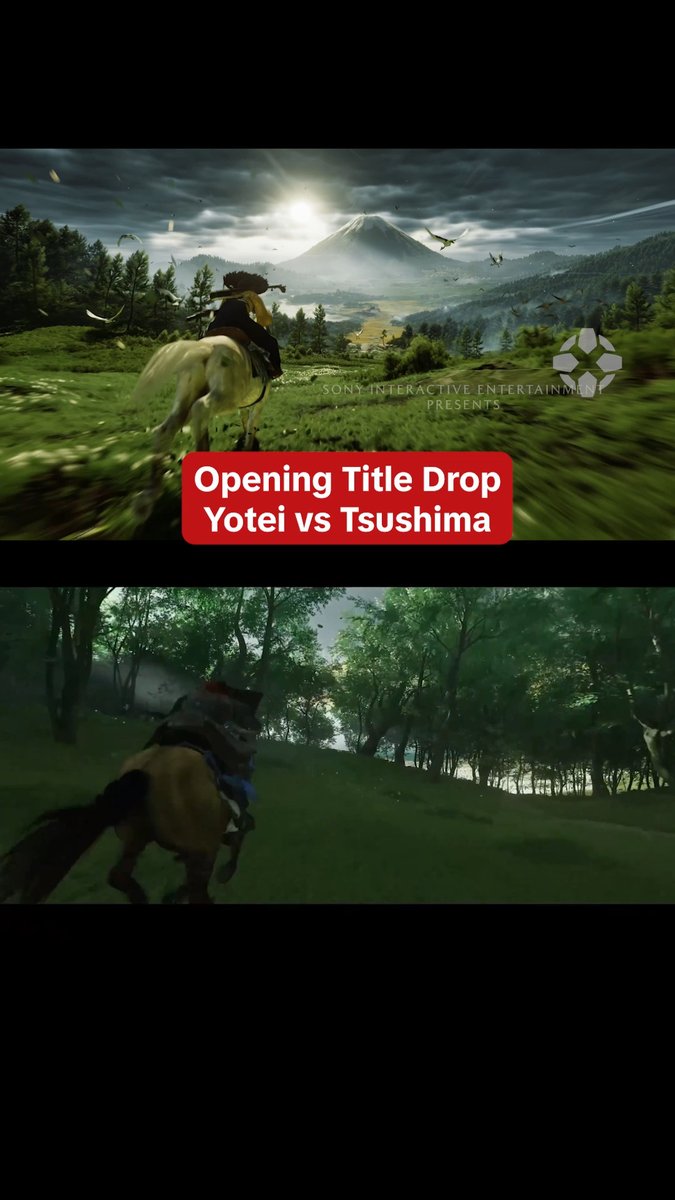 Ghost of Yotei features another epic title drop! Here's how it compares to its predecessor's: