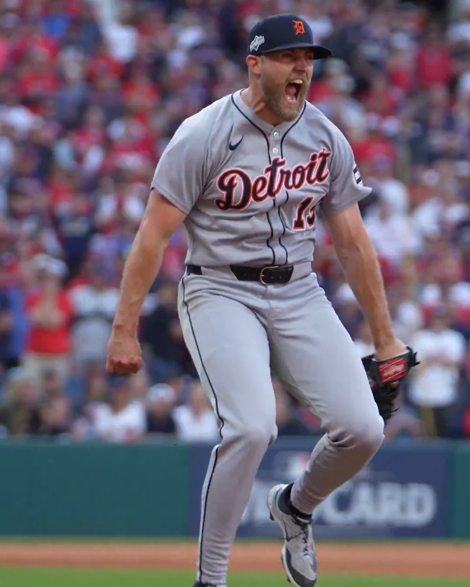 October 2, 2024: @Tigers clinch Wild Card Series in Houston October 2, 2025: Tigers clinch Wild Card Series in Cleveland Getting it done on the road in the #Postseason 💪
