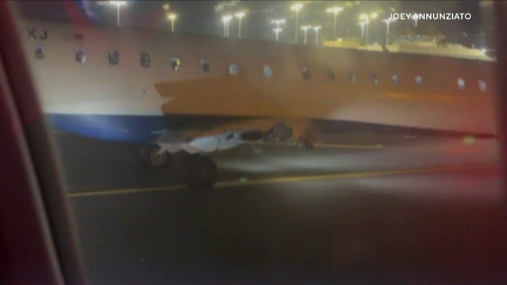 A collision occurred Wednesday night between two Delta Air Lines planes at the intersection of Taxiways M and A at LaGuardia Airport in New York. In a statement, Delta Air Lines said a "low-speed collision" occurred between Endeavor Air Flight 5047, arriving from Charlotte, North Carolina, and Endeavor Flight 5155, which was scheduled to depart for Roanoke, Virginia.