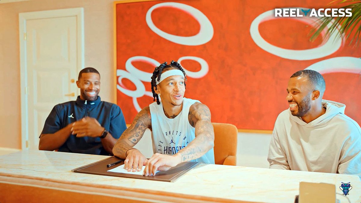 🗣️ Tre Mann: "I knew I wanted to be in Charlotte. I felt like they wanted me here in Charlotte." "It was all about making sure the team and I feel comfortable. At the end of the day, I felt like they wanted me here, and that's where I want to be for the rest of my career." 🤟