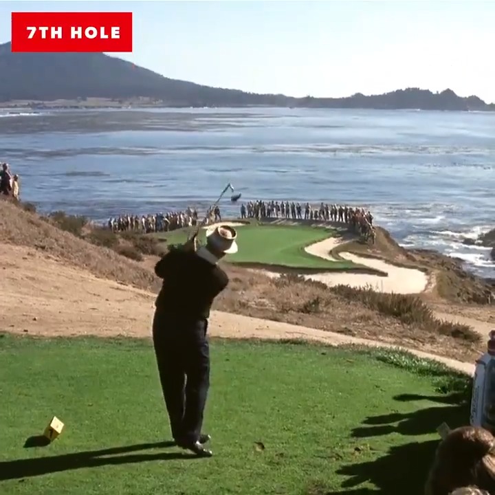 Jack Nicklaus vs Sam Snead at Pebble Beach in 1963. The Shells wonderful world of golf matches were so good back in the day.