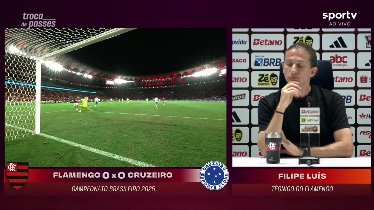 Filipe Luís defende Samuel Lino de vaias e explica: "Os dribladores são os jogadores que mais perdem bola". #futebol #flamengo