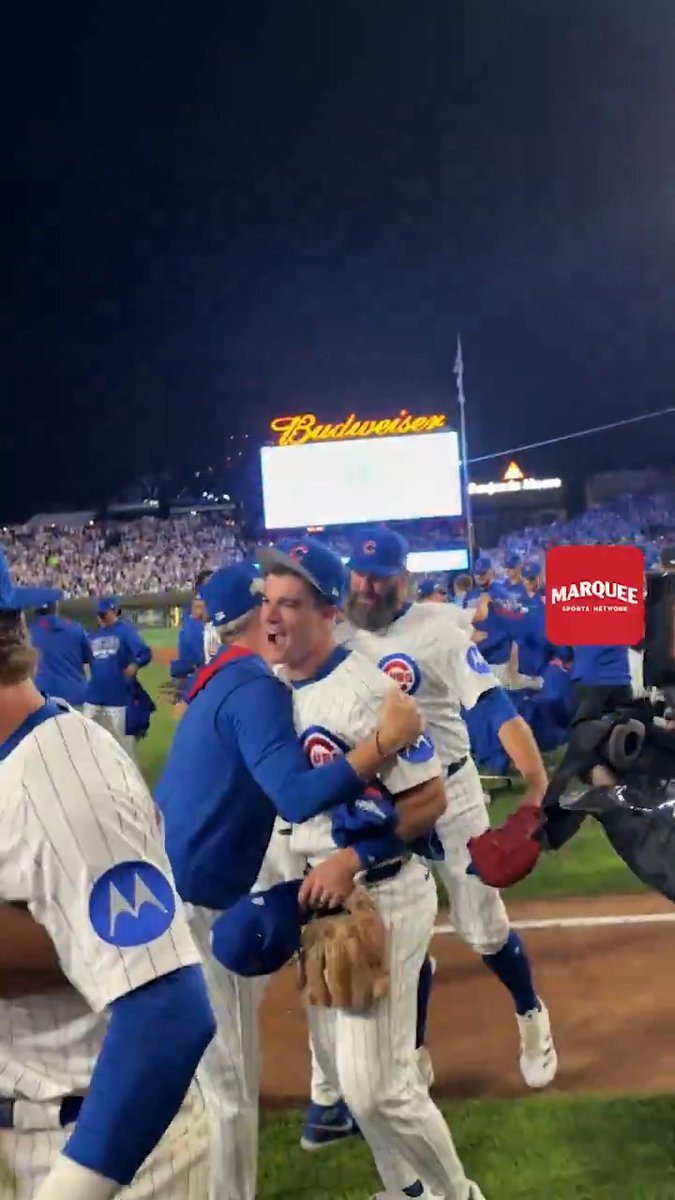 POV: The Cubs advance to the NLDS 🎉