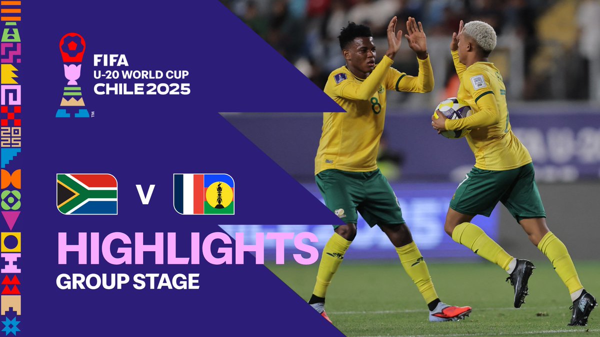 🇿🇦 Five goals and a win for South Africa! #U20WC