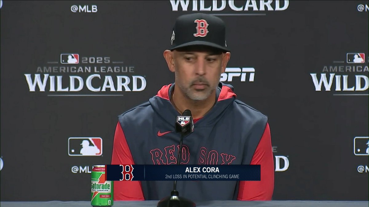 Alex Cora's full postgame presser ⬇️