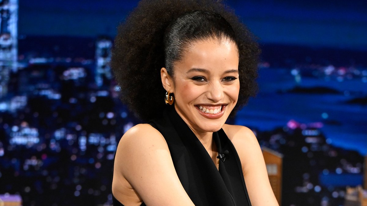 Chase Infiniti went to her local theater to watch her new film One Battle After Another 🥹 #FallonTonight
