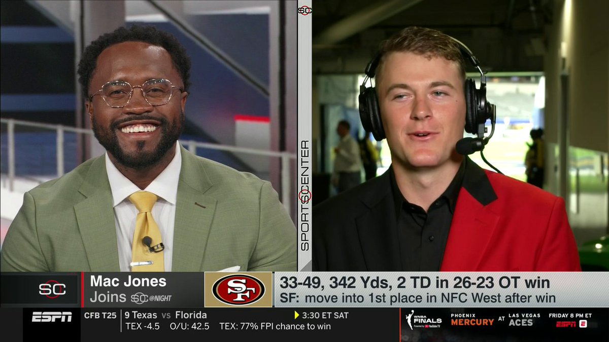 "He's definitely my guy. And maybe we will add to [our handshake] to kinda add some spice to it." Mac Jones has big plans for his handshake with Kendrick Bourne 😭❤️