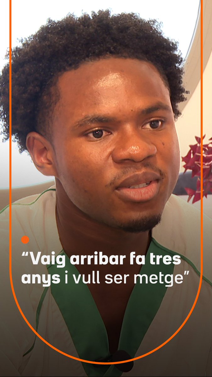 El somni del Godfried és ser metge. Treballa d'auxiliar d'infermeria i estudia un grau superior. Va arribar de Ghana fa 3 anys i no ha parat d'estudiar. El primer pas el va fer al Centre de Noves Oportunitats de Girona, que ja ha acompanyat 4.000 joves