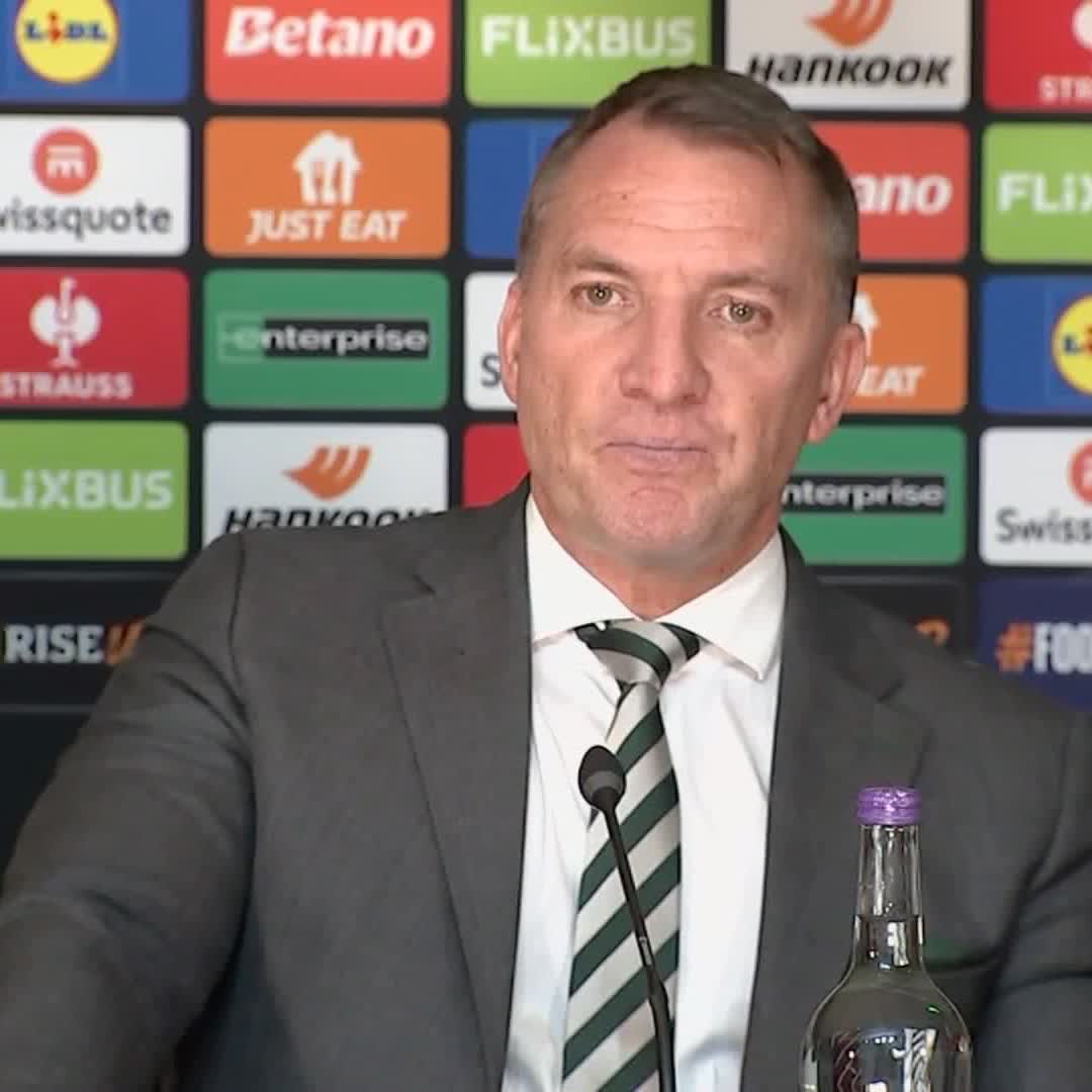 "VAR is there to correct the wrong decision, it's baffling!" 😤 Brendan Rodgers reacts to the decision to disallow Kelechi Iheanacho's equaliser against Braga, as Celtic went on to lose 2-0 🟢