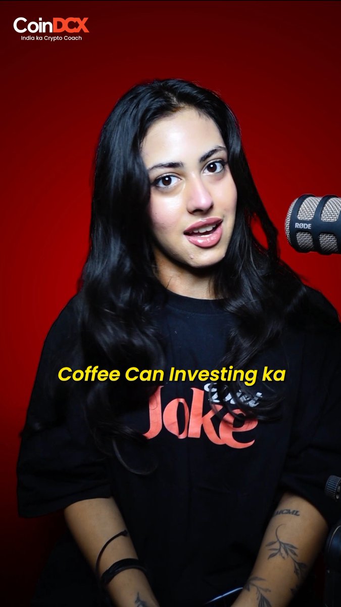 Speed thrills… but wealth lasts. 🚀 The same rule applies to your investments - slow, steady, and consistent wins the game. At #MoneyMatters by CoinDCX : India Ka Crypto Coach, we’re diving into "Coffee Can Investing: The Low-Risk Road to Stupendous Wealth" - a book that proves why long-term investing in high-quality assets is like tucking away valuables in a coffee can, only to discover their worth years later. Watch more on our YouTube playlist: