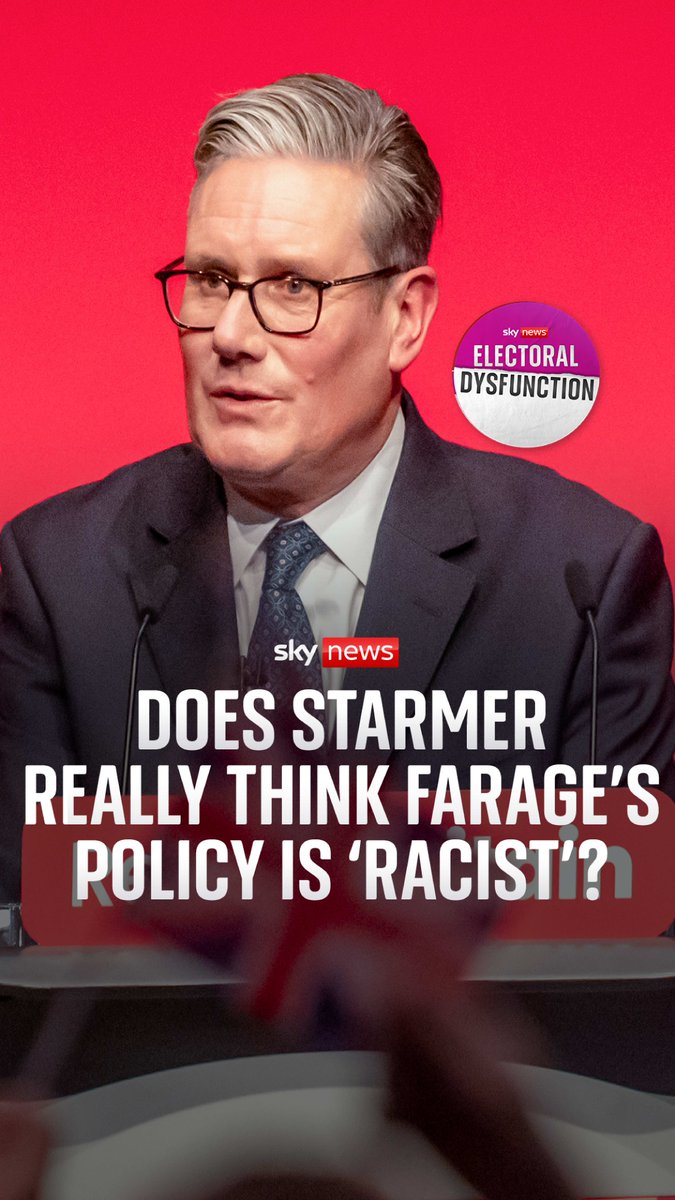Was it a mistake when Keir Starmer called Nigel Farage’s immigration policy 'racist'? Harriet Harman says “labelling Reform racist doesn't get you where you want to be with the discussion with the voters". 🎧 Listen now: