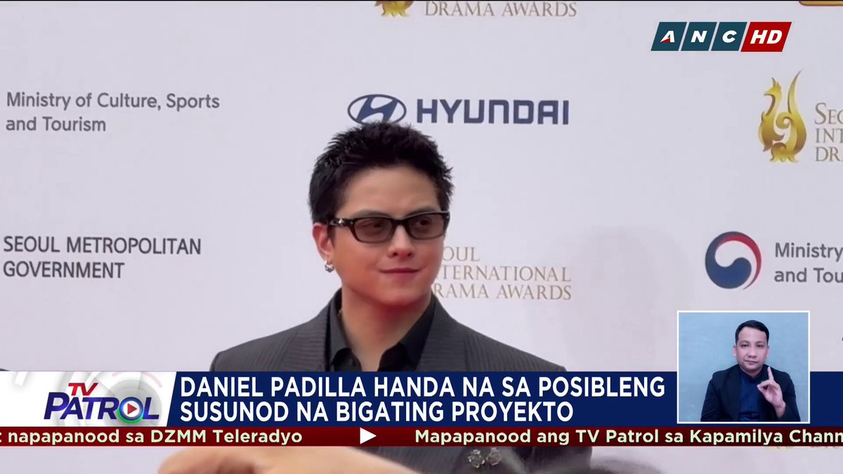Inalay ni Daniel Padilla sa buong team ng "Incognito" at sa kaniyang fans ang natanggap na "Outstanding Asian Star Award" mula sa 2025 Seoul International Drama Awards.