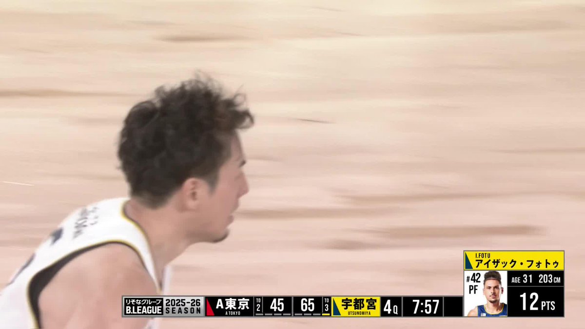 2年連続3P成功率賞獲得中の比江島選手🎯 冷静なシュートに加えてアシストでも👀 比江島慎 Makoto Hiejima #6 Isaac Fotu 🤙🏽 宇都宮ブレックス / UTSUNOMIYA BREX 📡バスケットLIVEで生配信中 #Bリーグ #りそなグループ #Bリーグ開幕