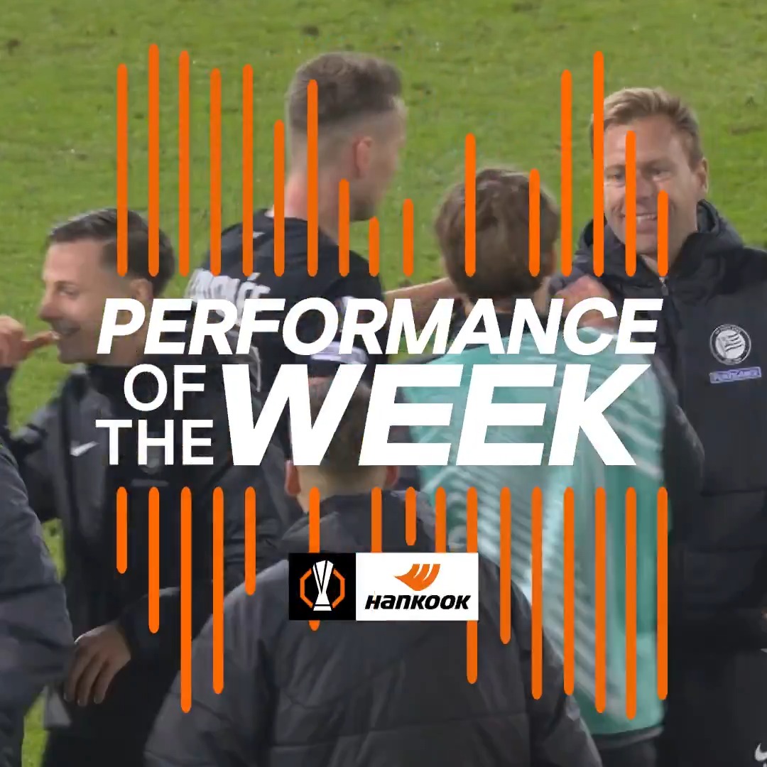 🥇 Sturm Graz's impressive home win is named Performance of the Week 👏 #UELPOTW