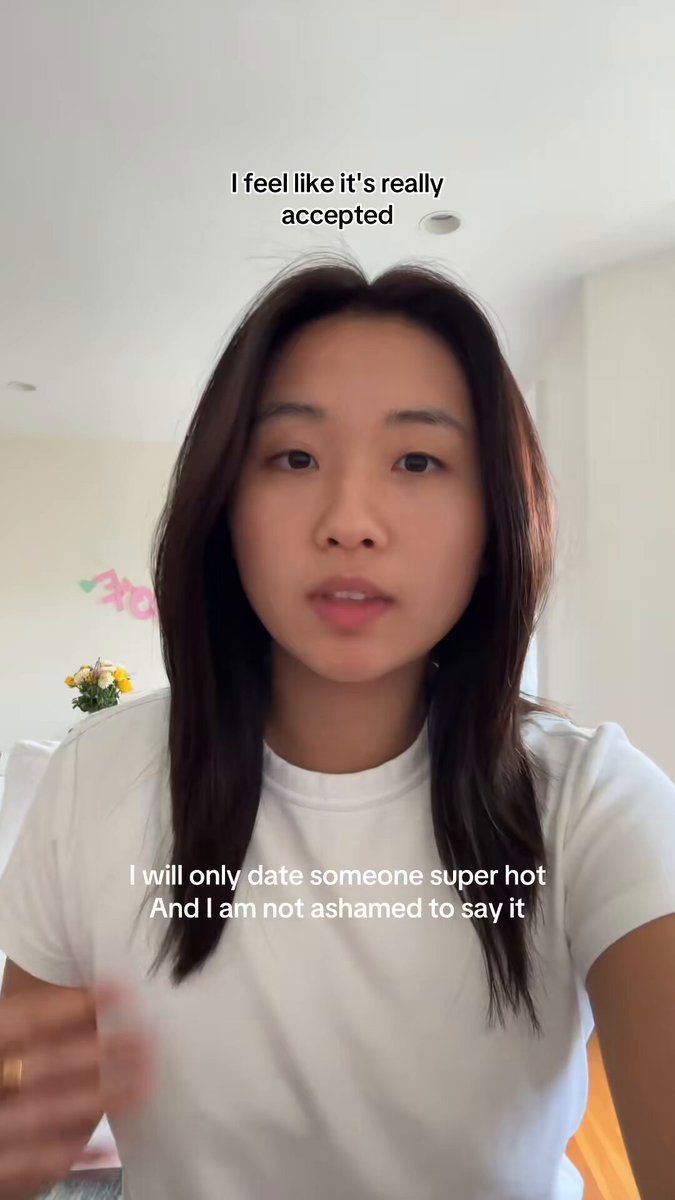 It’s really interesting when very plain and average looking women like the one in this video go on like this about looks. The phenomenon she is describing is actually the reverse men’s physical preferences in women receive far more pushback than women’s physical preferences in men.