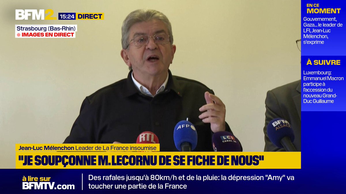 💬"Tout vote, même ceux du diable, est le bienvenu pour faire tomber le gouvernement" Jean-Luc Mélenchon évoque les voix du RN pour censurer le gouvernement Lecornu #BFM2