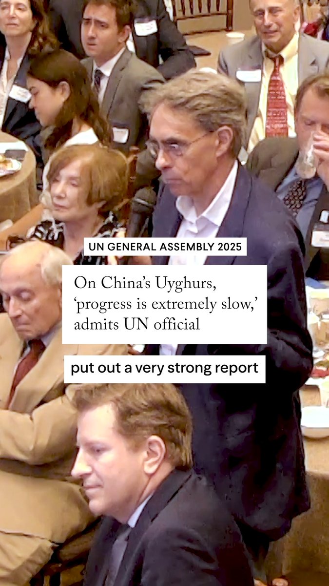 “Progress is extremely slow . . . I’m frustrated by that, enormously,” says UN High Commissioner for Human Rights Volker Türk, addressing sluggish progress on human rights issues affecting Uyghurs in China. 🔗 Watch the full conversation: