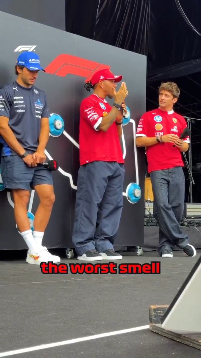 We definitely didn't need to know this insight from Lewis 😅 #F1 #SingaporeGP