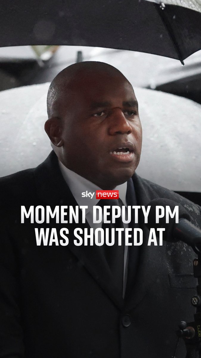 David Lammy, the deputy prime minister, walked out on stage at the Manchester synagogue attack vigil to shouts of "shame on you" and boos. Latest: