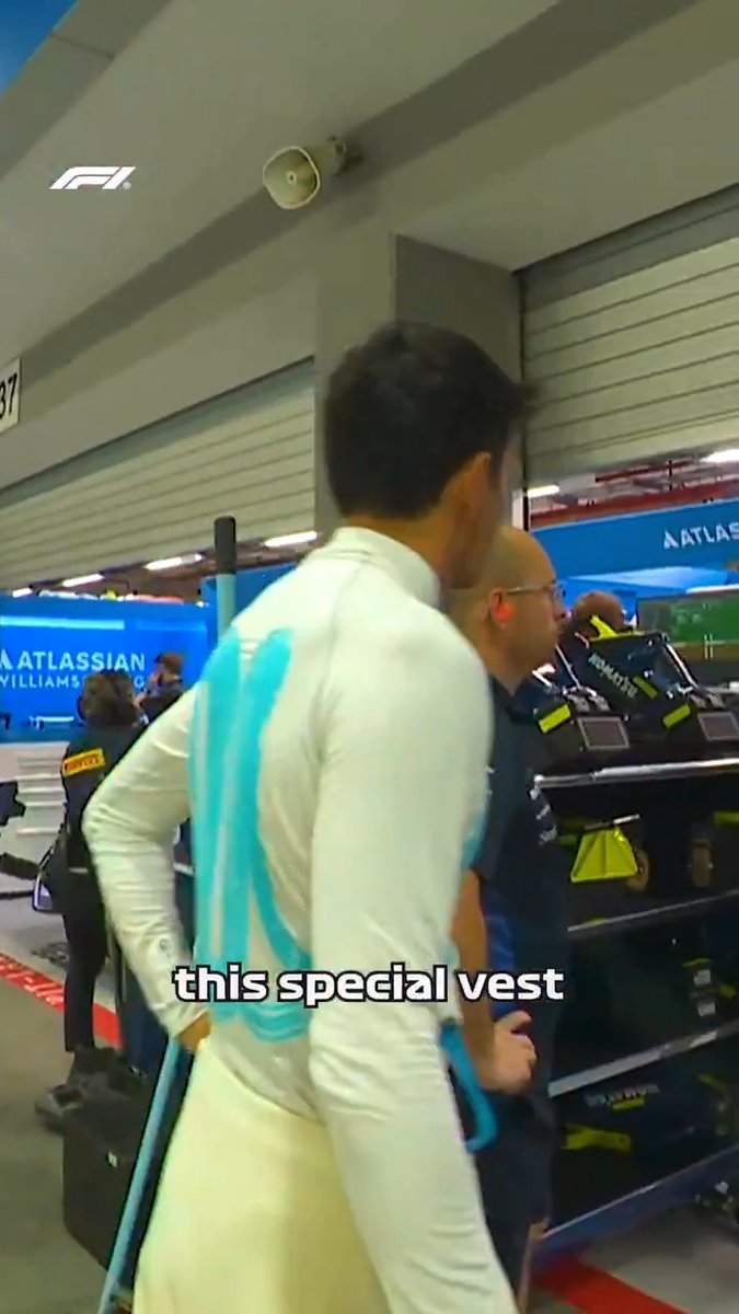 Why are some drivers wearing a special vest, and why are cars fitted with a cooling system in Singapore? 🤔 Here's why... ▶️🔥 #F1 #SingaporeGP