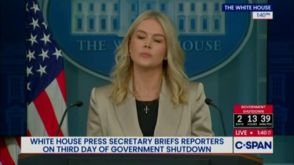 Reporter: Has Trump abandoned his campaign pledge to mandate insurance coverage for IVF services? Leavitt: No. Reporter: We flew by that May deadline Leavitt: I'll check in with our policy team