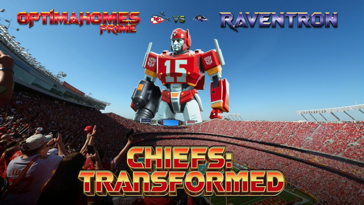 Chiefs: Transformed - OptiMahomes Prime vs RavenTron 🤖 The Chiefs transform their offense into a juggernaut against the Baltimore Ravens, with Patrick Mahomes firing 4 touchdowns from his mighty cannon.