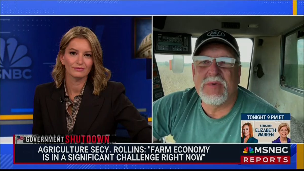 Soybean farmer: I get up one morning, I turn the news on and we gave $20 billion of taxpayer money to Argentina, my competition. And then the Chinese buy $12 or $14 billion worth of soybeans from the Argentinians.