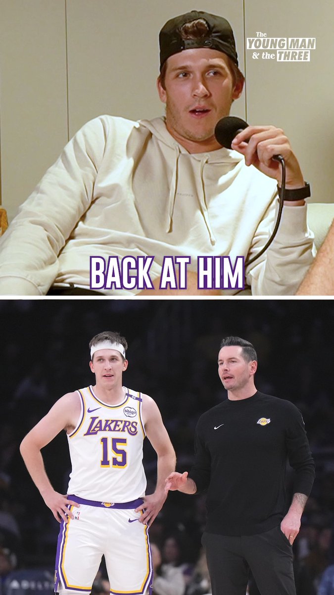 "If he yells at you like that one more time" -- Austin Reaves had to calm down his own grandma after she threatened to confront JJ Redick for yelling at him too much during Lakers games 💀