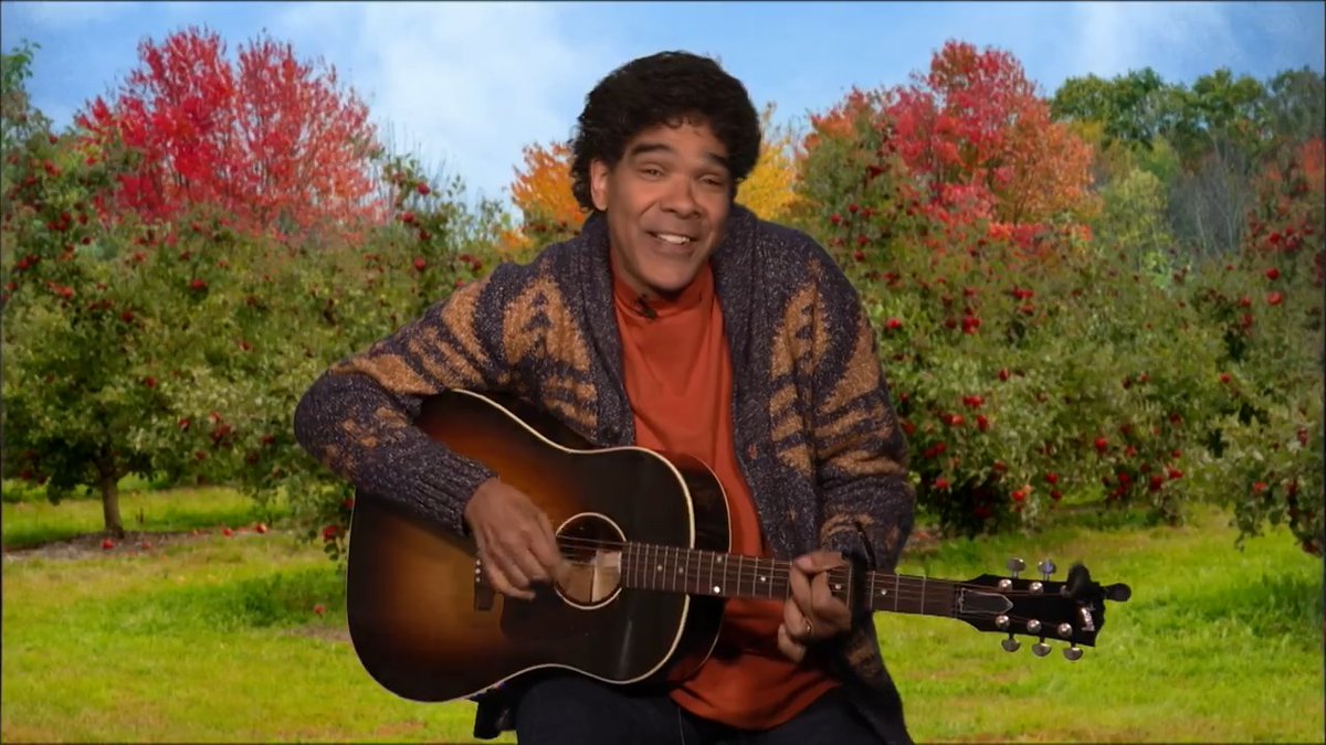 Mental Health Expert Dr. Will Brainard (Dion Flynn) performs “Leaf-peeping in a Chunky Sweater” to cheer up the audience! #FallonTonight