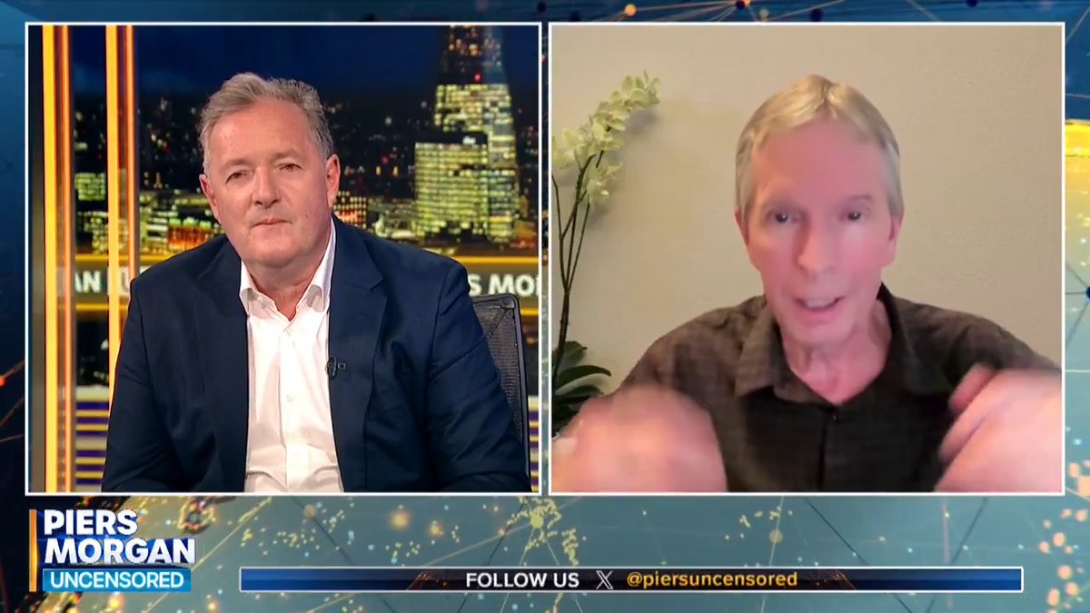 "How do you plead to the charge that you might be a crackpot?" Watch more of Piers Morgan speaking to Professor of Cognitive Sciences at the University of California, Donald Hoffman 👇 📺 Piers Morgan | Donald Hoffman