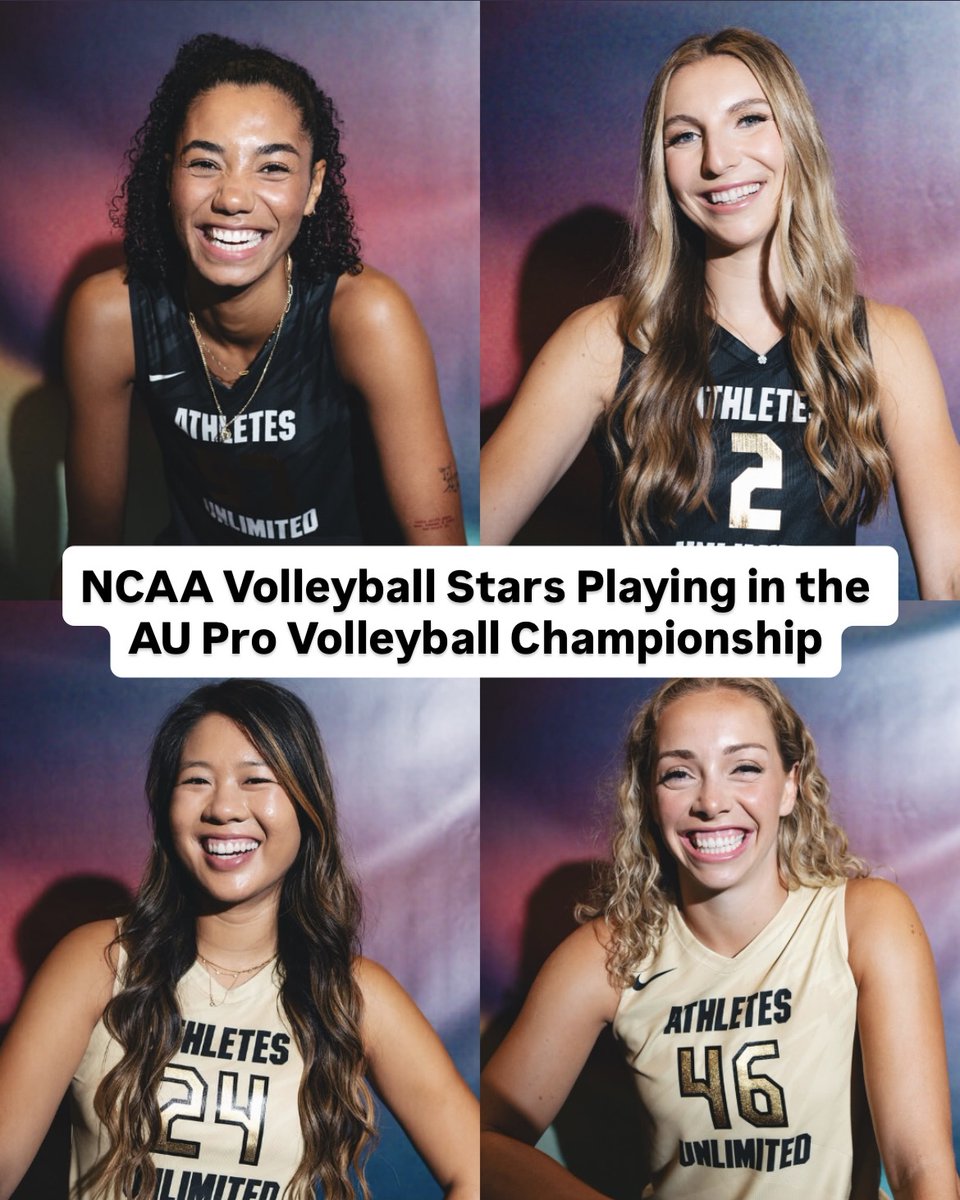 NCAA Volleyball ➡️ AU Pro Volleyball 🏐 Michella Chester shares some former #NCAAWVB stars playing in the AU Pro Volleyball Championship!