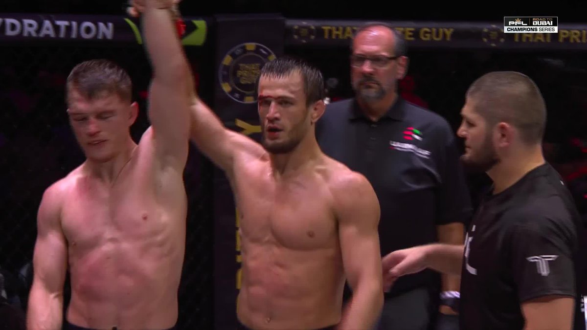 A respectful ending between Usman Nurmagomedov & Paul Hughes. WHAT A FIGHT! #RoadToDubai | LIVE NOW | Streaming on the ESPN App