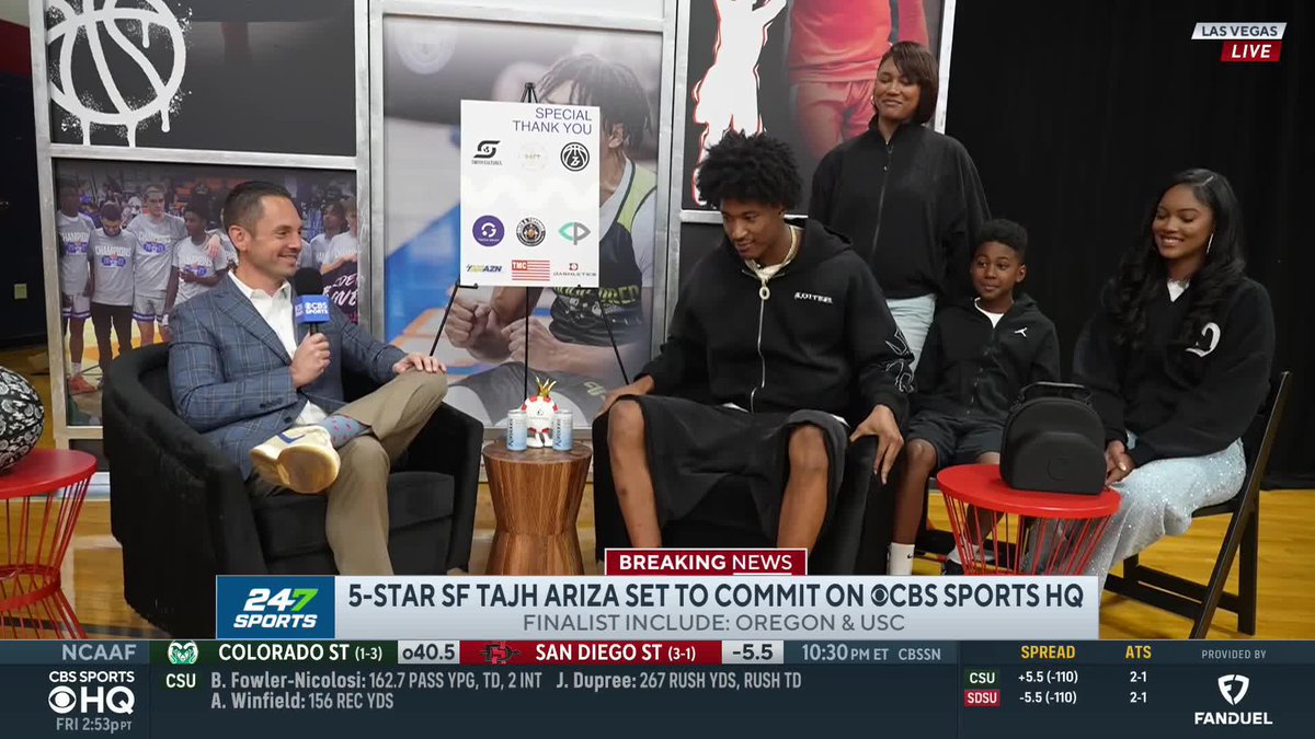 5-star SF Tajh Ariza, the No. 14 overall player in the 2026 class, has committed to OREGON‼️