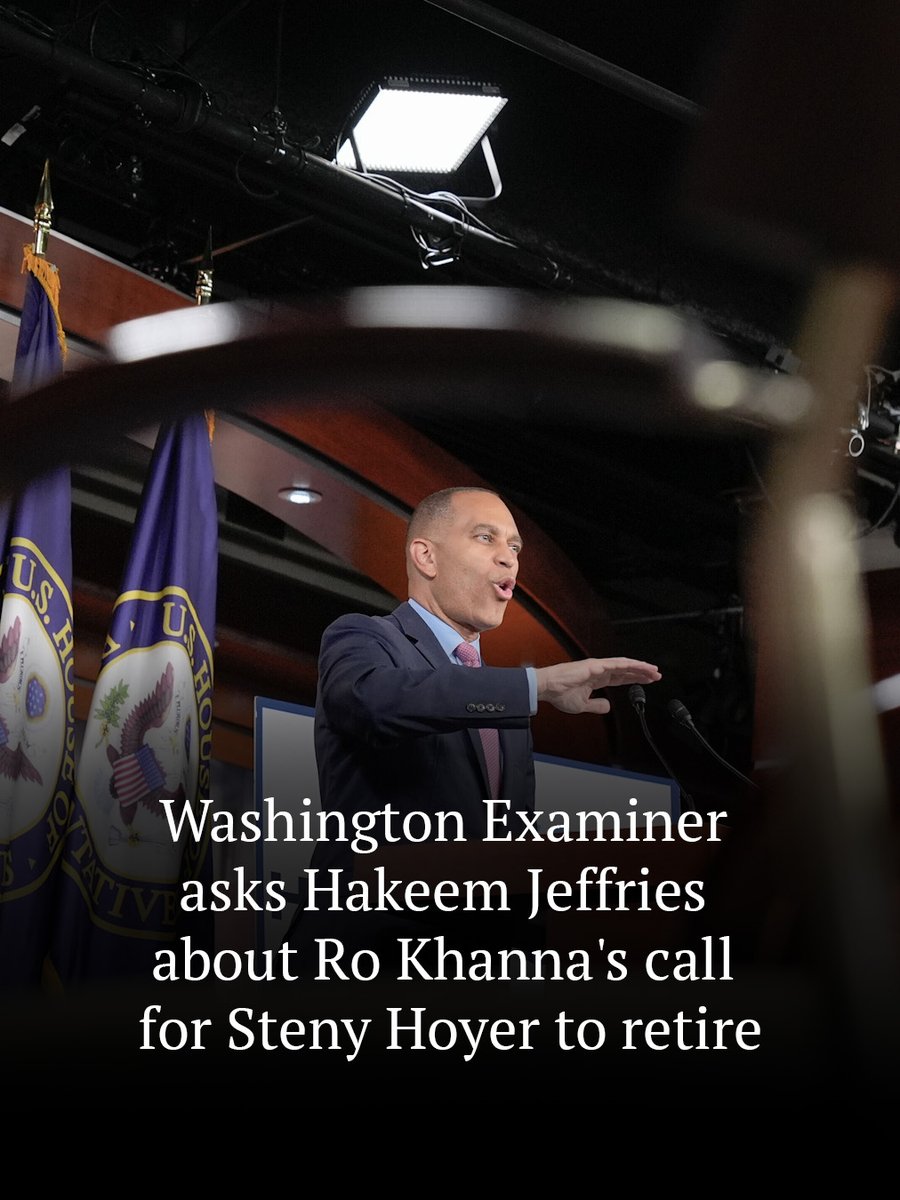 Hakeem gets asked about Ro Khanna telling @RepStenyHoyerhe needs to step aside. (Jeffries disagrees).