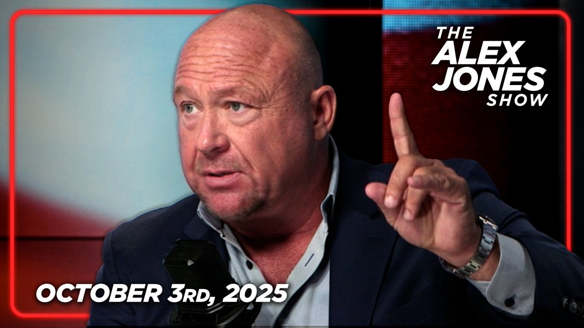 FULL FRIDAY SHOW: Alex Jones App Hits #1 In The World, Trump Announces Plan To Invade Venezuela, & Investigators Ask- Why Is There No Visible Blood At The Scene Of Charlie Kirk's Assassination? PLUS, Government Shutdown Massively Backfires On Democrats! FINALLY, Trump Lawyer & Confidant Peter Ticktin Warns That The Deputy AG Todd Blanche Is A Fox In The Hen House, Sabotaging The Trump Admin's Goal Of Dismantling The Deep State Crime Cartel! MUST-WATCH/SHARE! — FULL SHOW 10/3/25