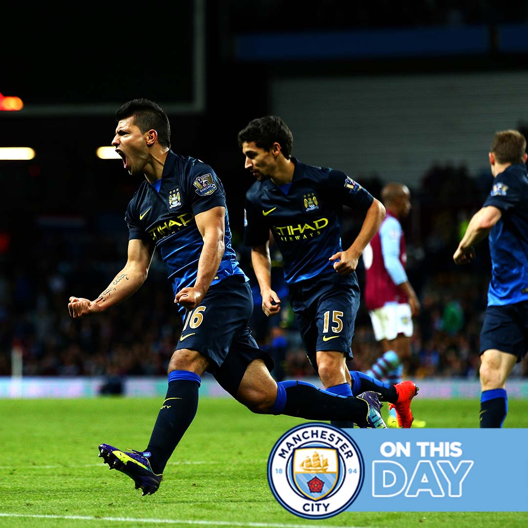 #OnThisDay: Aston Villa 0-2 #ManCity [2014] ⚽️ [82'] Yaya Touré ⚽️ [88'] Sergio Kun Aguero