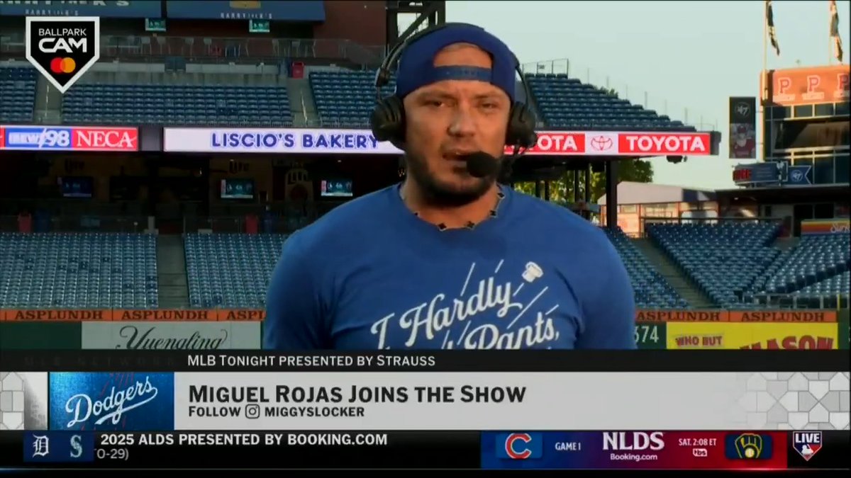 "I feel like we have the best personnel in this clubhouse to go the distance." Miguel Rojas joins #MLBTonight to talk about the Los Angeles Dodgers as they look forward to playing Philadelphia in the NLDS.