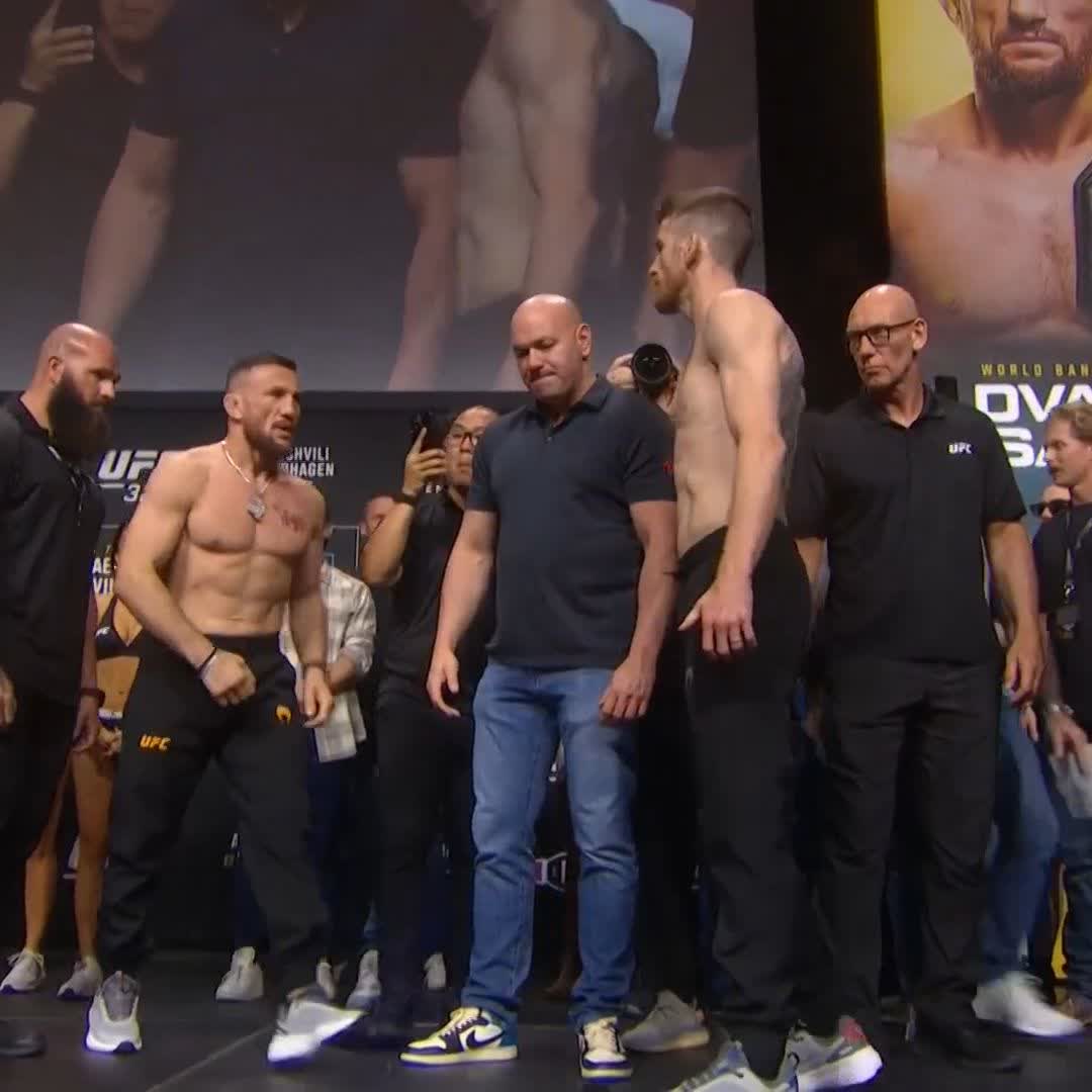 メラブ×サンドヘイゲン 試合前最後のフェイスオフ！ #UFC