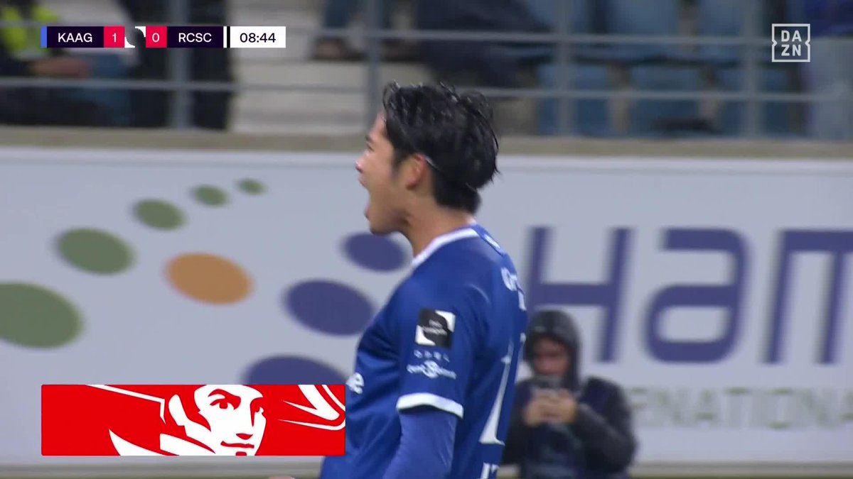 2戦連発⚽️⚽️ 中へ切り込みニアを抜いた 伊藤敦樹 今シーズン3ゴール目 🇧🇪ベルギーリーグ第10節 🆚ヘント×シャルルロワ 📺#DAZN 見逃し配信中 #だったらDAZN