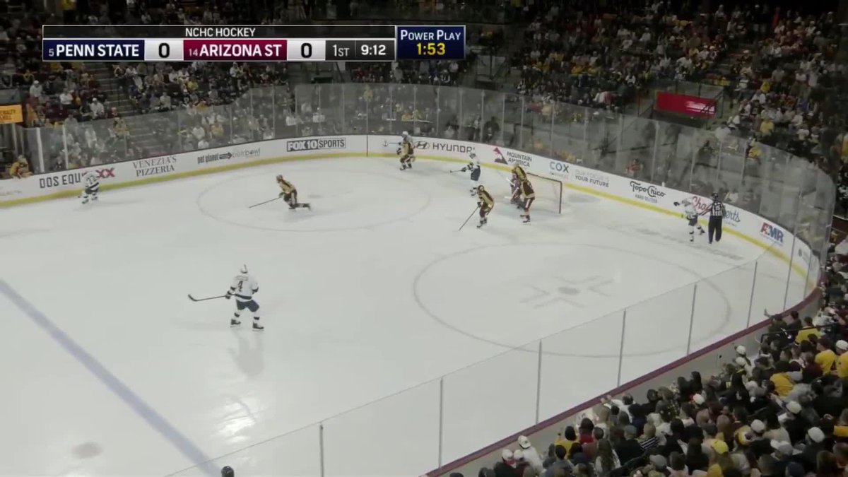 McKenna ➡️ Fink Penn State leads 1-0!! #WeAre #HockeyValley