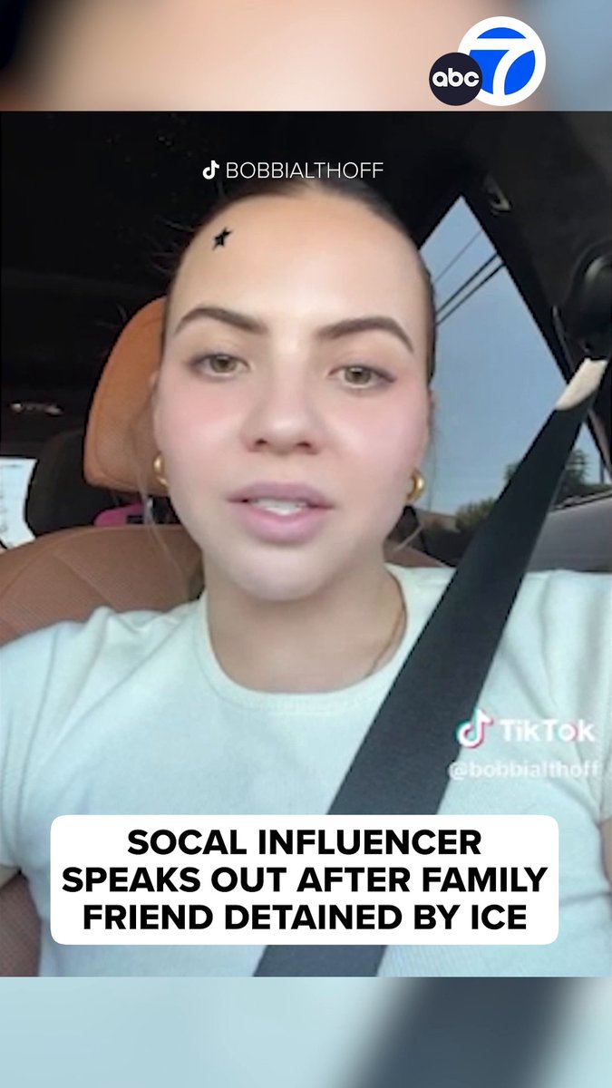 A Southern California social media influencer is using her platform to speak out about the Trump administration's immigration policies after a close family friend was arrested by federal agents earlier this week. Bobbi Althoff, who has 8.2 million followers on TikTok and 3.7 million followers on Instagram, said she's already lost followers for speaking out but added she's not going to be silenced. She's now urging other celebrities and social media influencers to speak out as well.