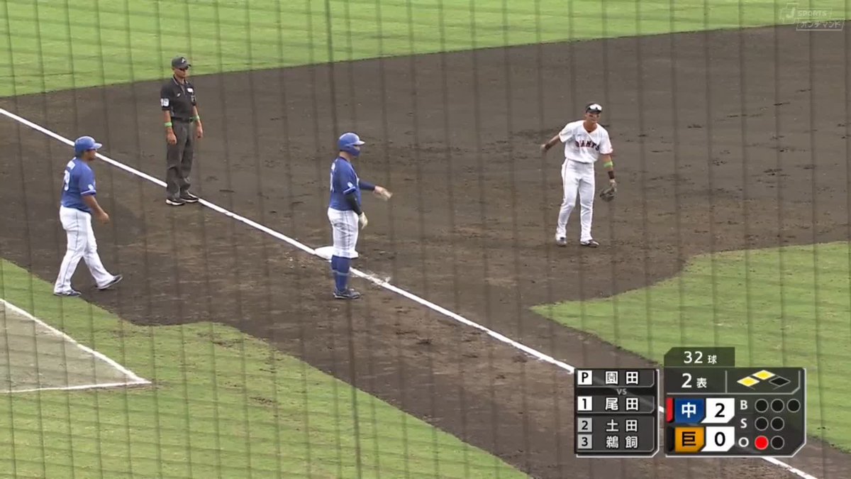 ⚾️2回表⚾️ 初球を捉える💥 #村松開人 のタイムリーツーベースヒット‼️ 巨人 vs. 中日 #ファーム選手権 2025 J SPORTSオンデマンド LIVE配信中！