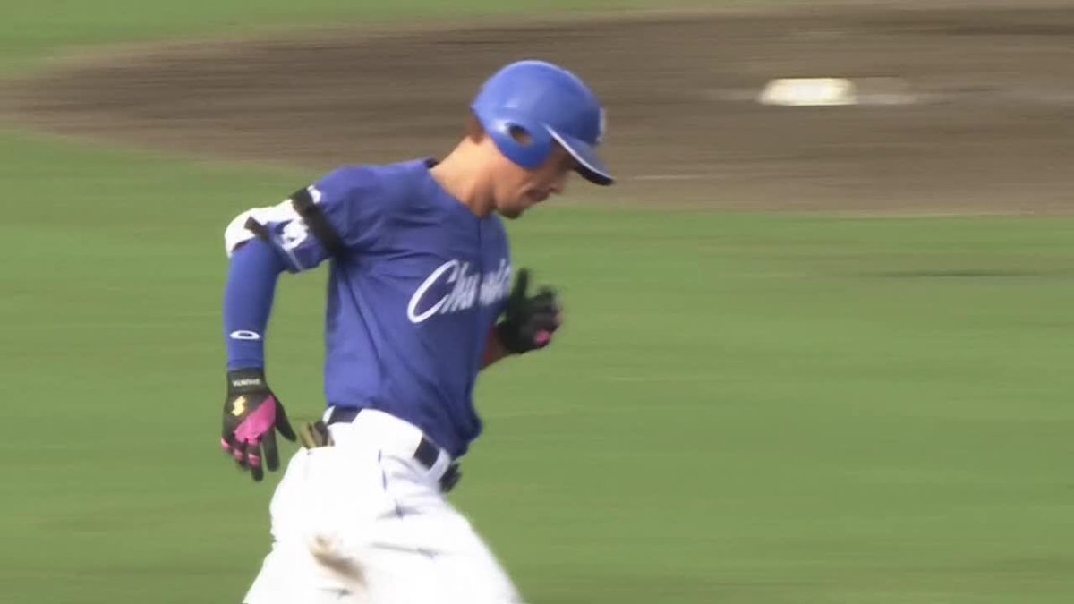 プライドの一撃 映えまくるバットフリップ 駿太が2ランホームラン ⚾プロ野球 ファーム日本選手権(2025/10/4) 🆚巨人×中日 📱Live on DAZN #オレをみろ #dragons #だったらDAZN
