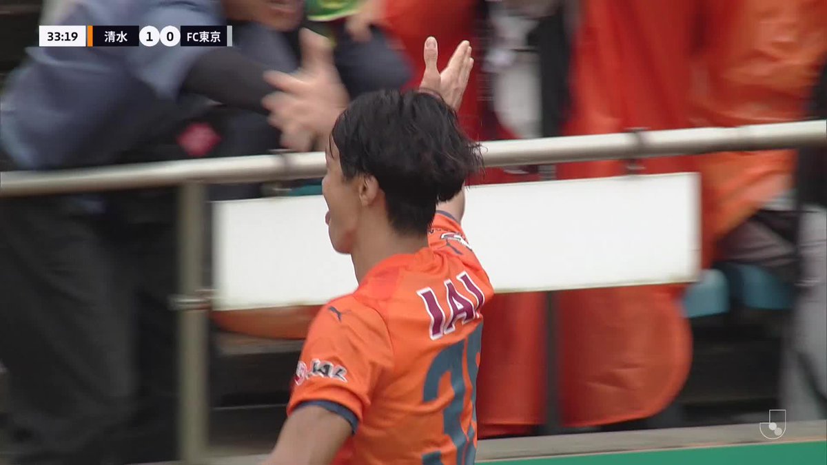 完璧な動きだしにピンポイントクロス💫 🎦 ゴール動画 🏆 明治安田Ｊ１リーグ 第33節 🆚 清水vsFC東京 🔢 1-0 ⌚️ 34分 ⚽️ 髙橋 利樹（清水） #Ｊリーグ