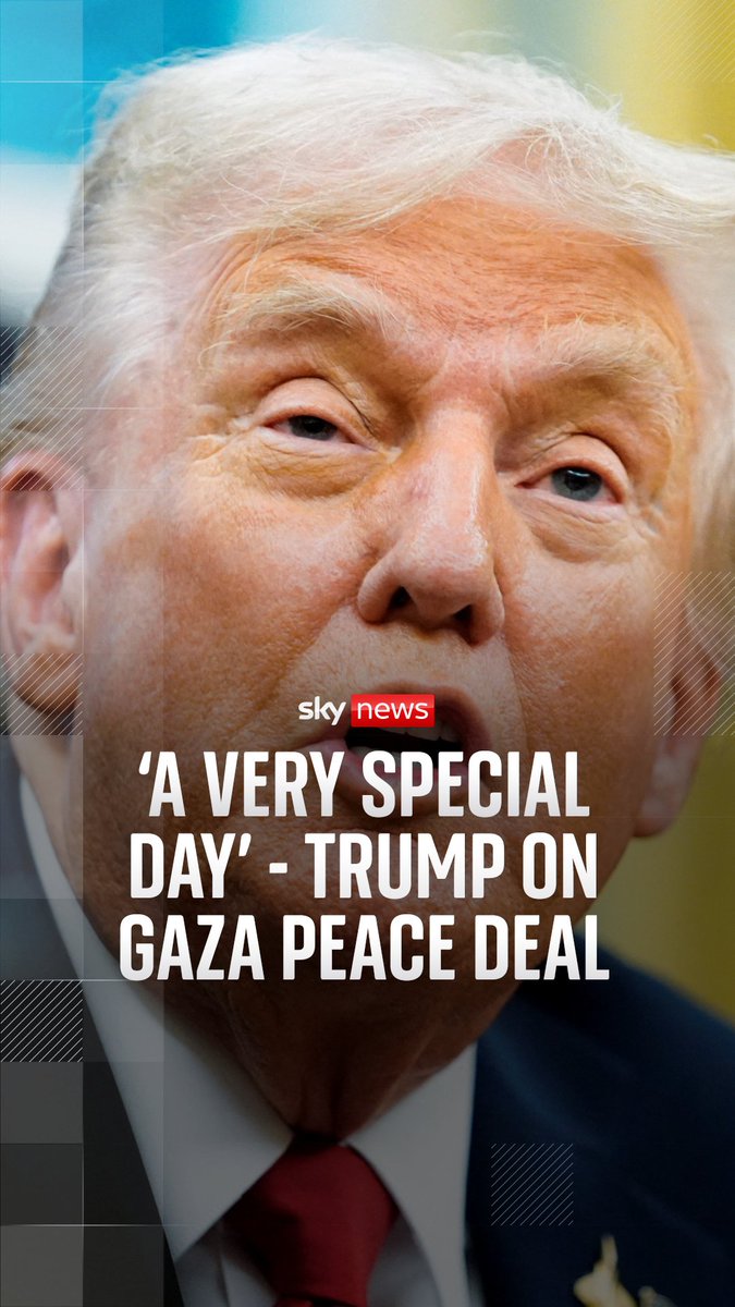 US President Donald Trump has released a video statement after Hamas responded to his 20-point peace plan for Gaza. Hamas has agreed to release all hostages, but says it wants to engage in talks over further details. 🔗 Read more